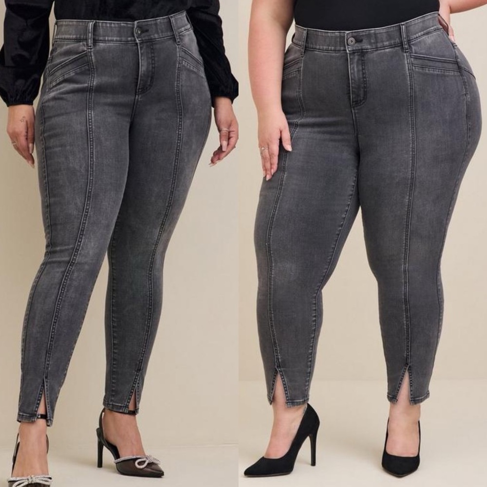 Torrid bombshell skinny dark gray